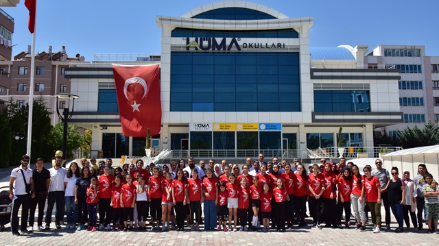 Hüma Okulları’ndan sporculara tam destek