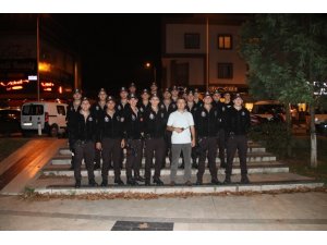 Gece kartalları Düzce halkına güven veriyor