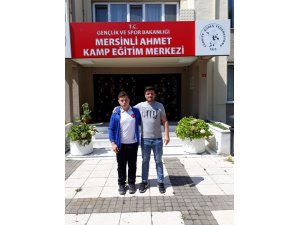 Zonguldaklı güreşçi Alaca, Milli takım kampına başladı