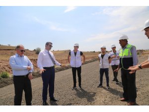 Vali Ayhan'dan YHT inşaatına inceleme