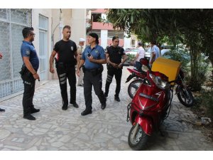 Kuryeye servis dönüşü şoku yaşadı