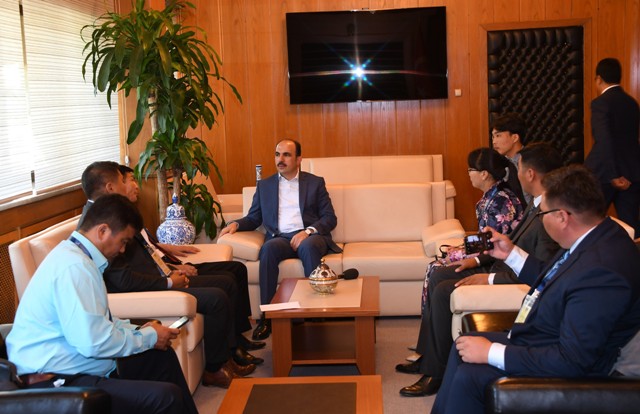 Moğolistanlı Heyetten Başkan Altay’a Ziyaret