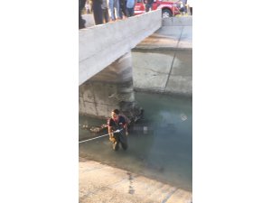 Sulama kanalına düşen genç boğuldu