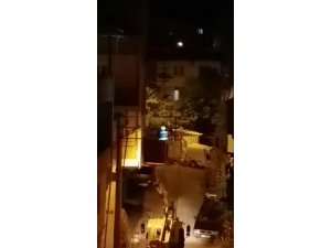 Tellere takılan kumru kurtarıldı