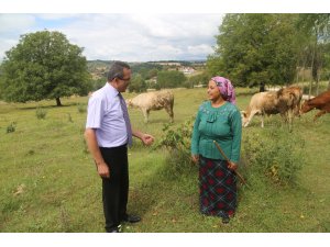 Gençler "Genç Çiftçi Projesi"yle köyde kaldı