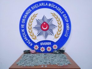 Şanlıurfa’da 4 bin 203 adet gümüş sikke ele geçirildi