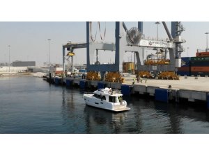 Türkiye’de üretilen lüks yat Singapur’a satıldı