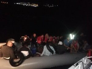 Kuşadası’nda 10’u çocuk 39 düzensiz göçmen yakalandı