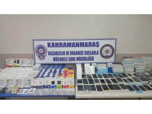 Kahramanmaraş'ta kaçakçılık operasyonu