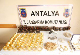 10 kilo sahte altın ele geçirildi