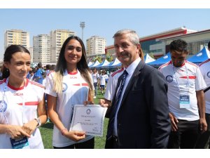 Şahinbey Belediyesi yaz spor okulu mezuniyeti