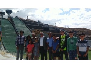 Gürcü sporcuların kamp için tercihi Atlama Kuleleri oldu