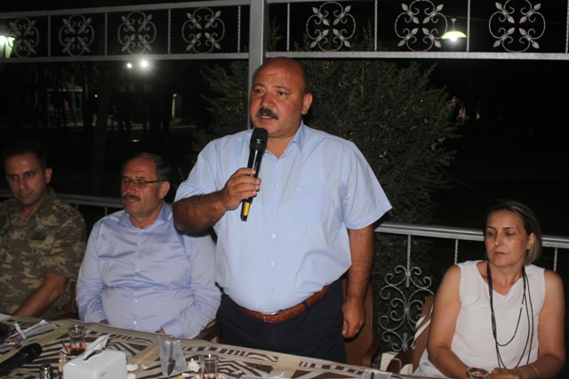 Kaymakam Karaca'ya veda yemeği