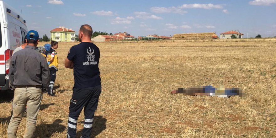 Hayvan otlatan yaşlı adam merada ölü bulundu