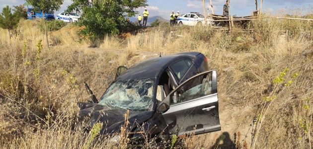 Konya'da otomobil devrildi: 5 yaralı