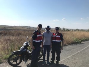 Jandarmadan motosiklet uygulaması