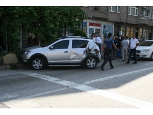 Devrek’te meydana gelen zincirleme trafik kazası