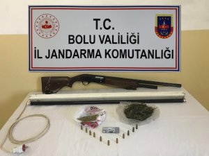 Bolu’da jandarma ekiplerinden uyuşturucu operasyonu