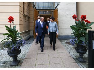 Çavuşoğlu-Soreide ortak basın toplantısı