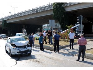 Samsun’da trafik kazası: 1 yaralı