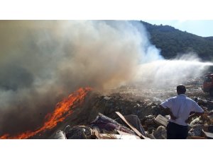 Bilecik’te çöplük yangını