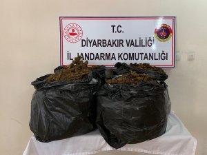 Diyarbakır’da 66 kilo esrar ele geçirildi