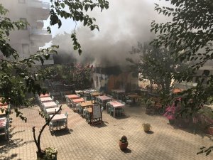 Kaş’ta trafo yangını korkuttu