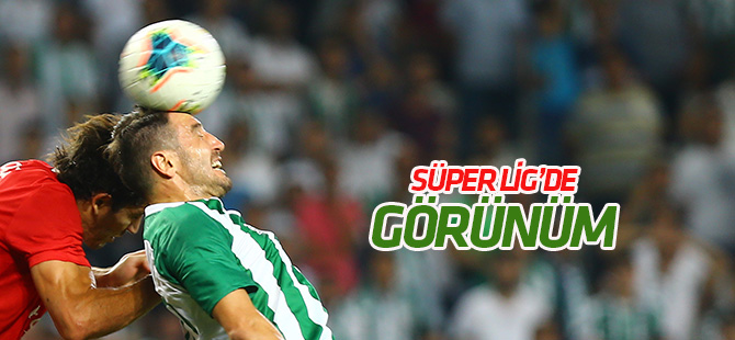 Süper Lig'de görünüm