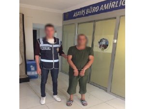 Eşinin evine silahla gelen koca tutuklandı