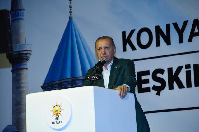 Cumhurbaşkanı Erdoğan AK Parti Konya Teşkilatıyla buluştu