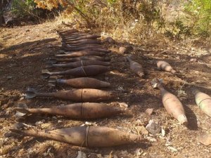 Pençe Harekatı’nda mühimmat ele geçirildi