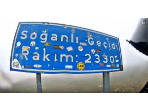 Soğanlı Geçidi tabelası, magandaların hedef tahtası oldu