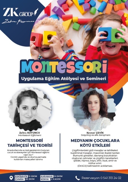 Montessori seminerleri başlıyor