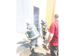 Fabrika yangını korkuttu