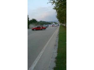 Drift atan sürücülere 5 bin lira ceza
