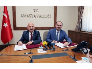 Amasya İl Özel İdaresi ile PTT’den kaynak yönetiminde Türkiye’de ilk olacak proje iş birliği