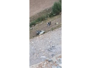 Otomobil 170 metrelik uçuruma yuvarlandı: 1 ölü, 1 yaralı
