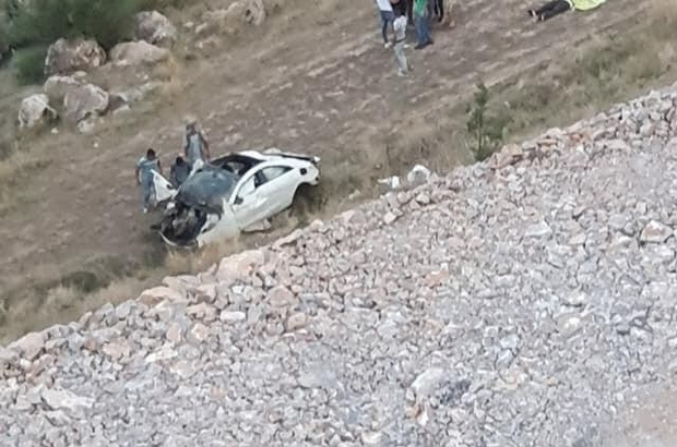 Konya plakalı otomobil uçuruma yuvarlandı: 1 ölü, 1 yaralı