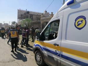 Azez’de ikinci patlama oldu: 5 yaralı