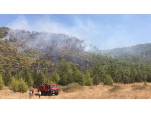 Bölgedeki tüm ekipler Marmaris yangınına sevk edildi