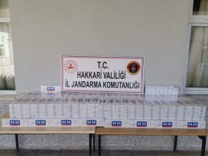 Hakkari’de 5 bin paket kaçak sigara ele geçirildi