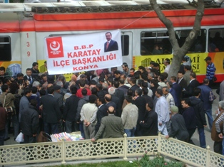 Yazıcıoğlu için helva dağıtıldı