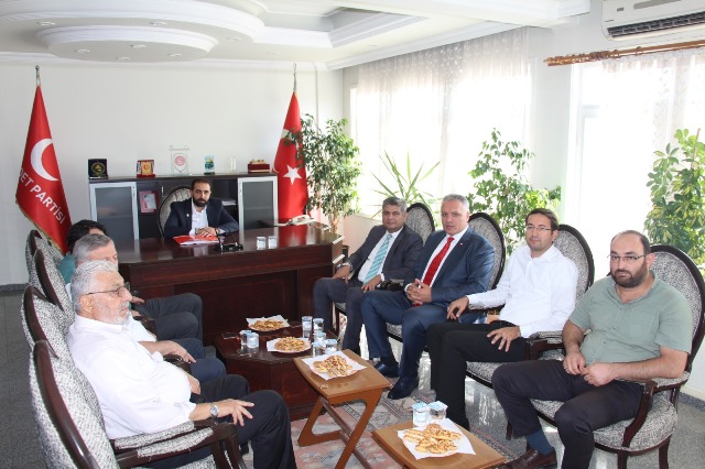 Başkan Erdal’dan Saadet’e ziyaret