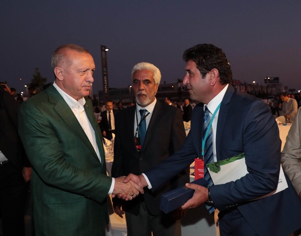 Başkan Çiğdem, Cumhurbaşkanı Erdoğan’a proje dosyası