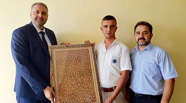 O şoför ödüllendirildi