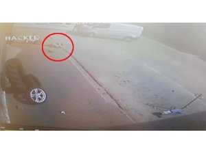 Dehşet veren kaza kameraya yansıdı