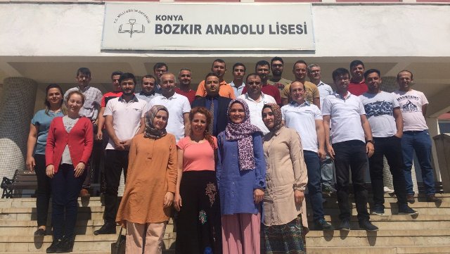 Bozkır’da okullara ziyaret