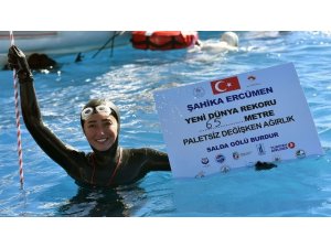 Dünya Rekortmeni Şahika Ercümen, Akyaka Azmak’ta dalış gerçekleştirilecek