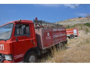 Yangın büyümeden söndürüldü