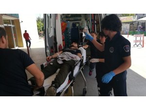 Talihsiz işçinin parmakları koptu